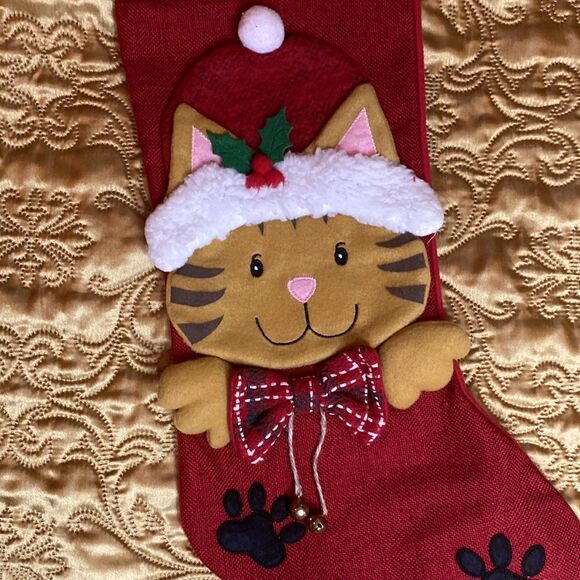 Cat Holiday Stocking - Picture 3 of 7
